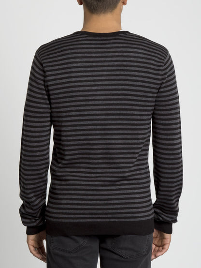Pull Uperstand Stripe - Heather Grey