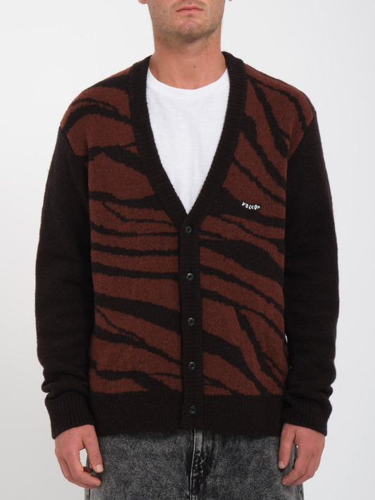 Anarchietour Strickjacke - SCHWARZ