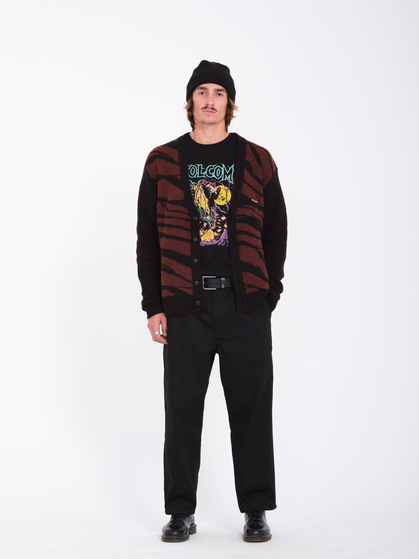 Cardigan Anarchietour - BLACK