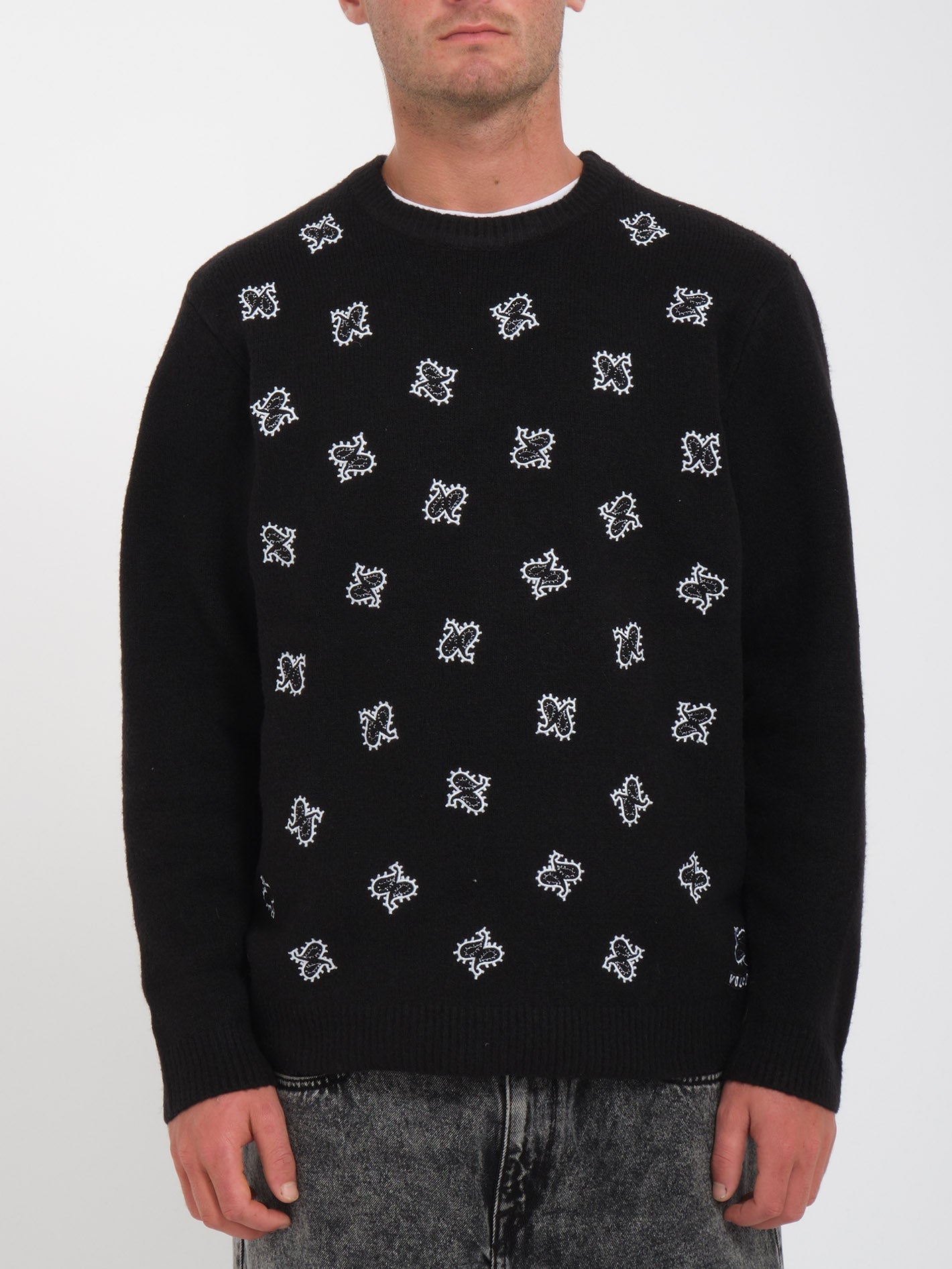 Deep Fakie Pullover - SCHWARZ