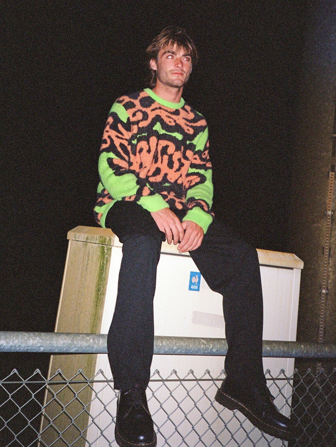 Zephyr Sweater - ELECTRIC GREEN