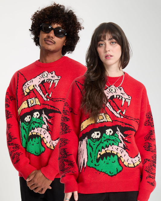 JJ Villard Sweater - Lifeguard Red