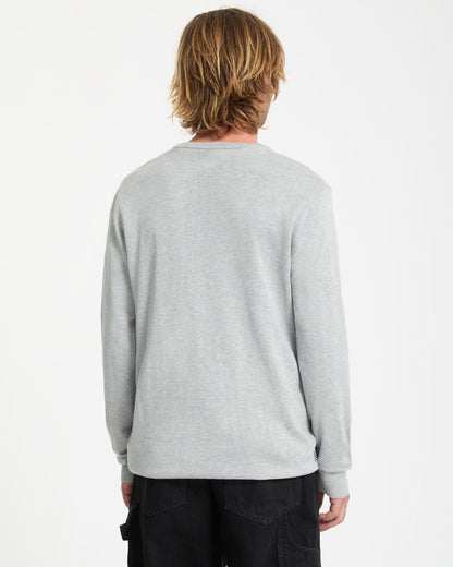 Uperstand Pullover - Hellgrau meliert