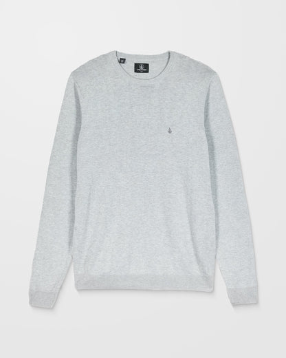 Uperstand Pullover - Hellgrau meliert