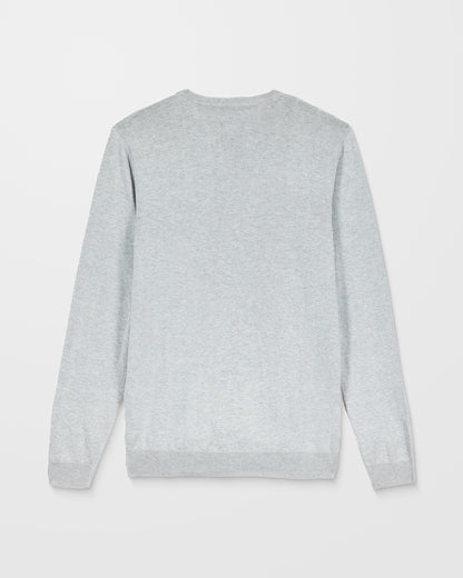Uperstand Pullover - Hellgrau meliert