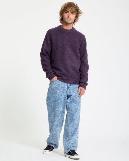 Edmonder Sweater - Dark Purple