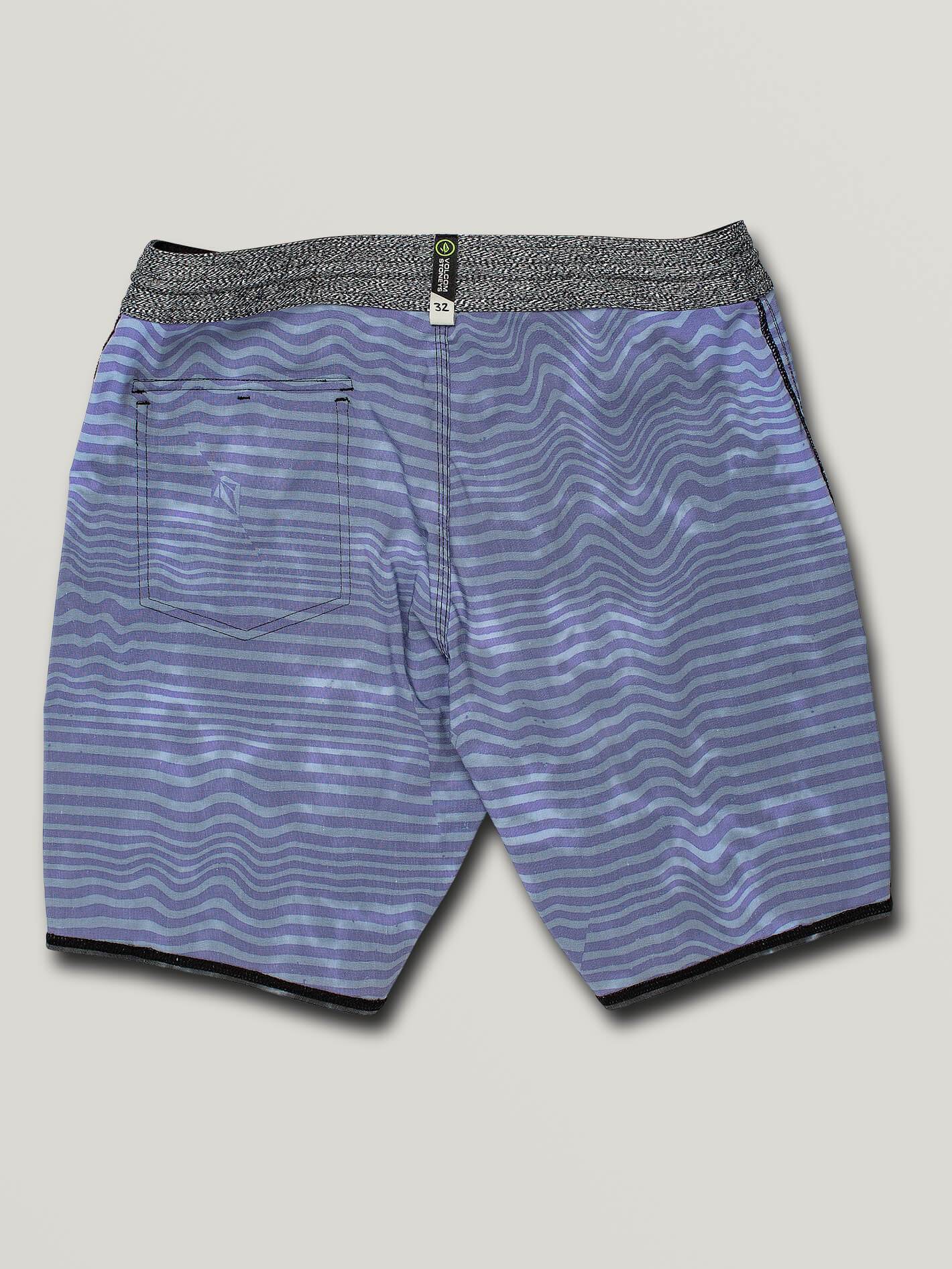 Boardshort V Dye Stoney 19" - Black