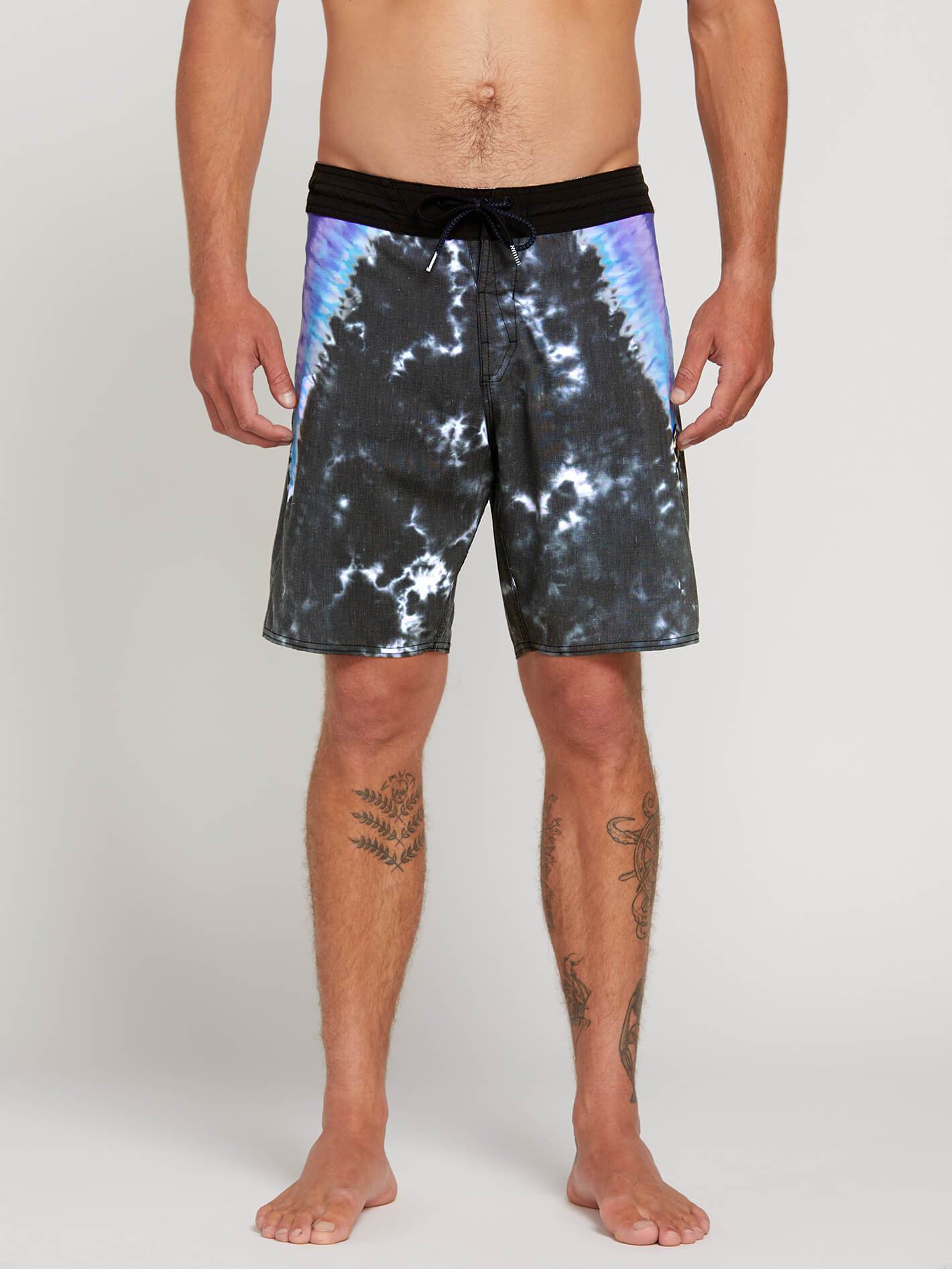 Boardshort V Dye Stoney 19" - Black
