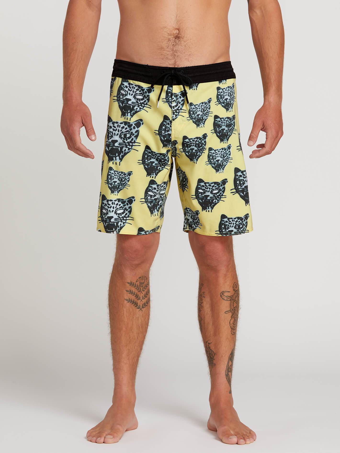 Boardshort Ozzie Stoney 19" - Lime