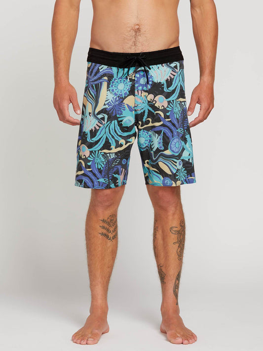 Boardshort Tripped Stoney 19" - Black