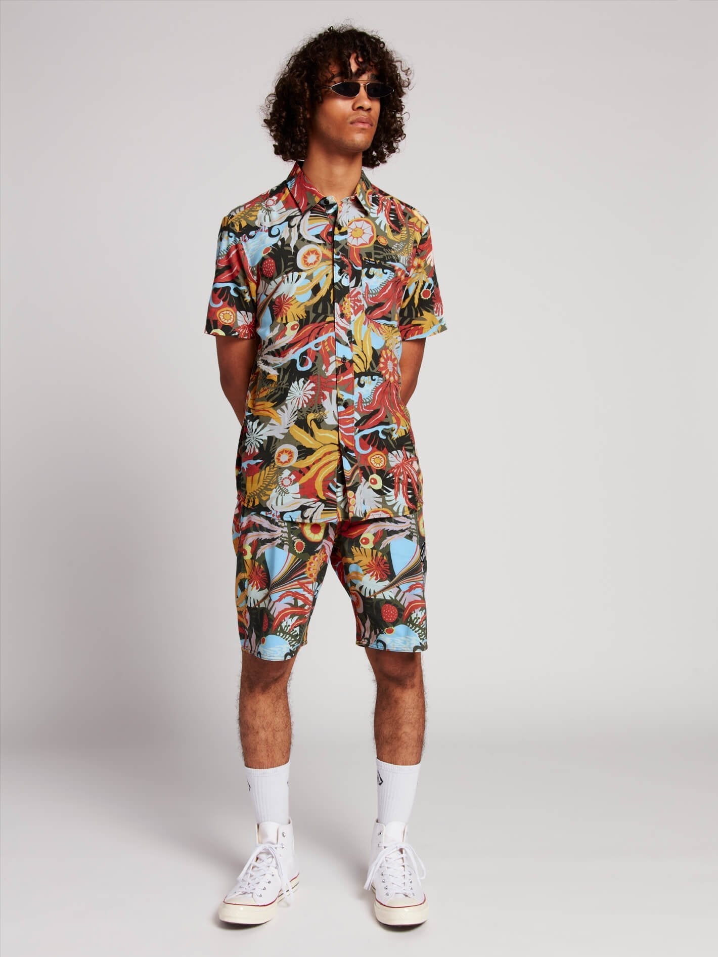Tripped Stoney 19" Boardshorts - Dunkeloliv