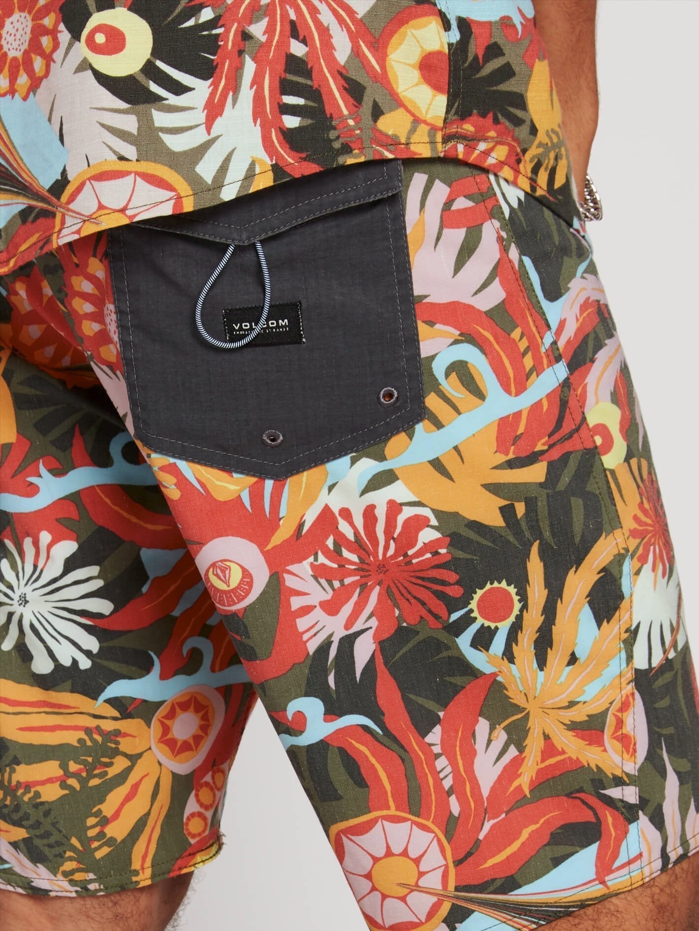 Tripped Stoney 19" Boardshorts - Dunkeloliv