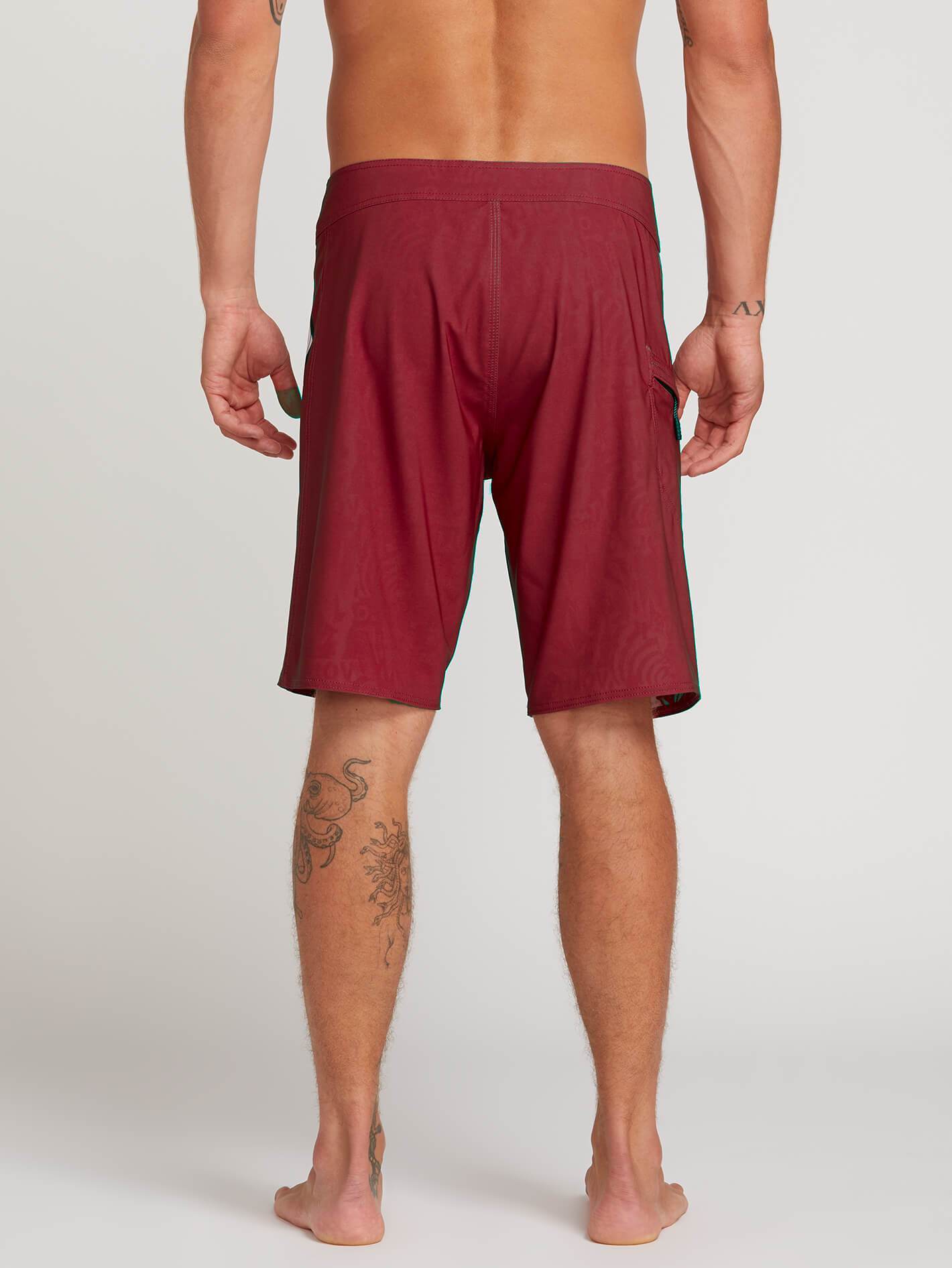 Deadly Stones 20" Boardshorts - Burgundy