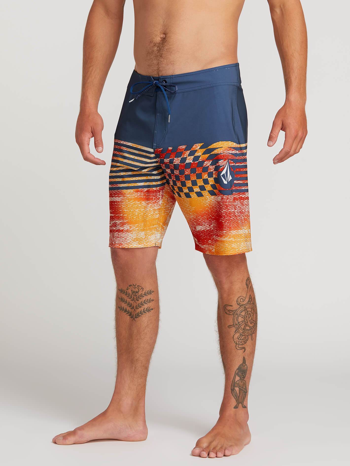 Lido Block Mod 21" Boardshorts - Indigo