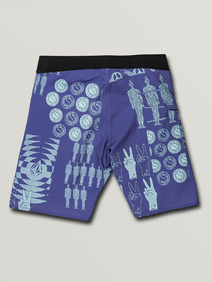Tablet Mod 20" Boardshorts - Dunkelviolett
