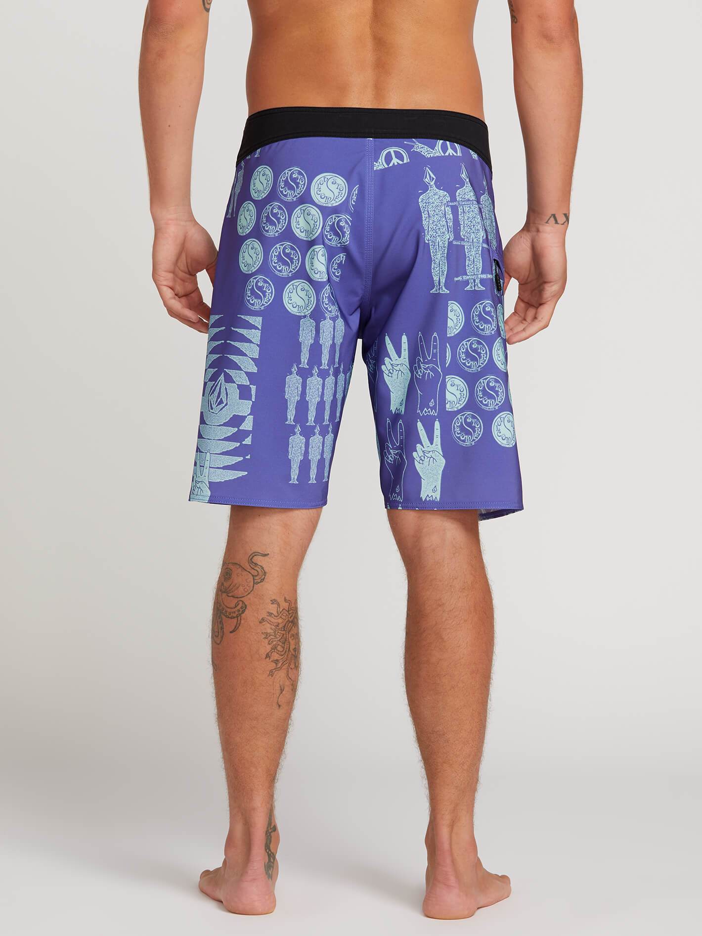 Tablet Mod 20" Boardshorts - Dunkelviolett