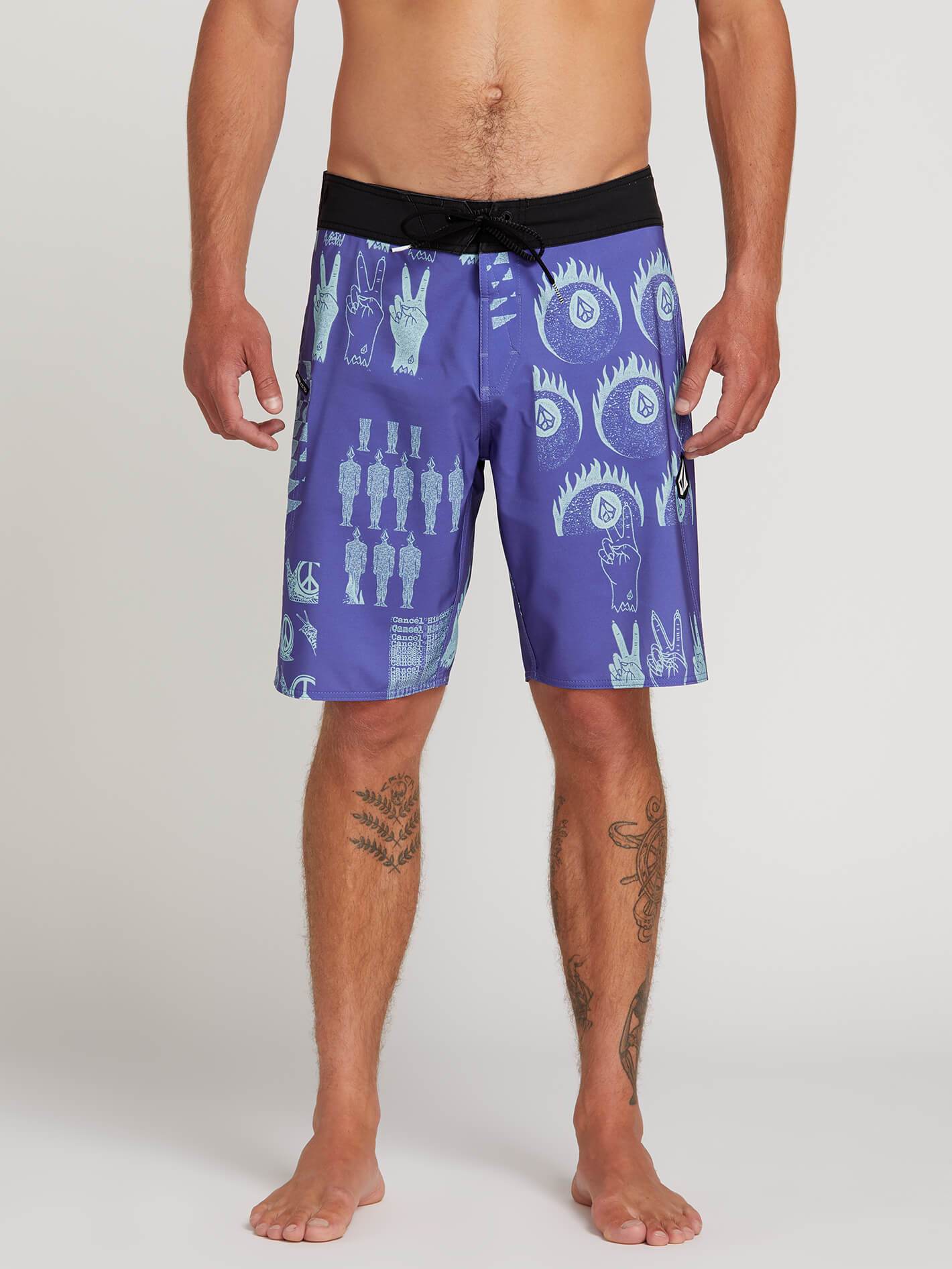 Tablet Mod 20" Boardshorts - Dunkelviolett