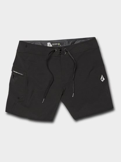 Boardshort Lido Solid Mod 16" - Black
