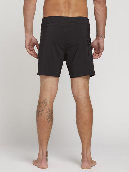 Boardshort Lido Solid Mod 16" - Black