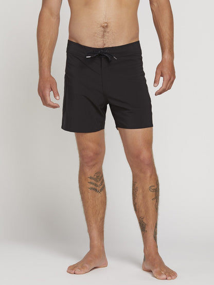 Boardshort Lido Solid Mod 16" - Black