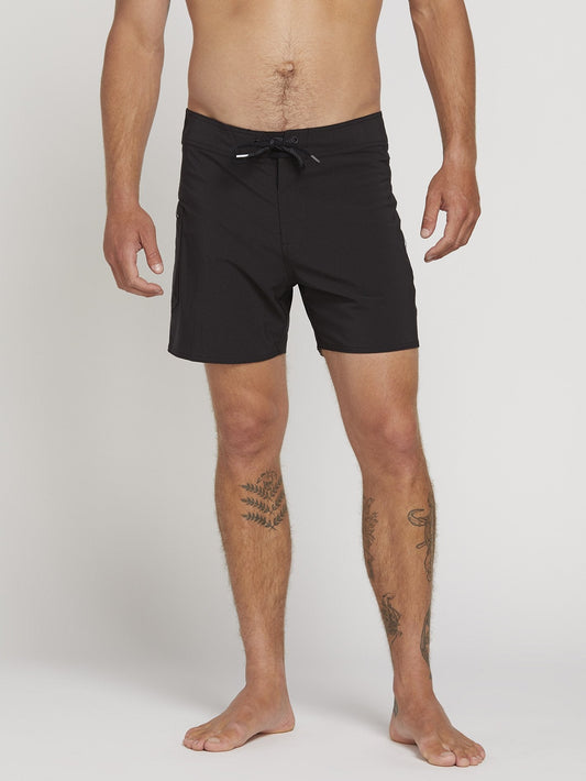 Boardshort Lido Solid Mod 16" - Black