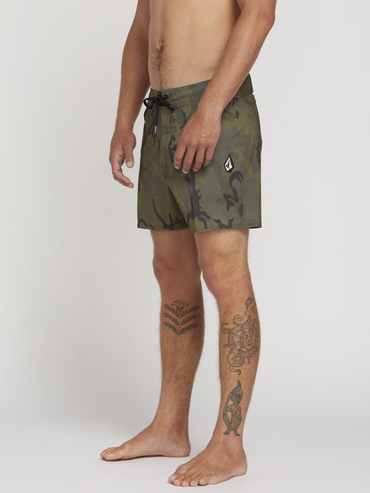 Lido Solid Mod 16" Boardshorts - Camouflage