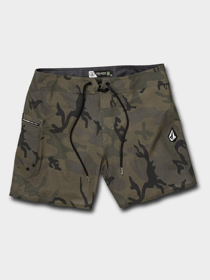 Lido Solid Mod 16" Boardshorts - Camouflage