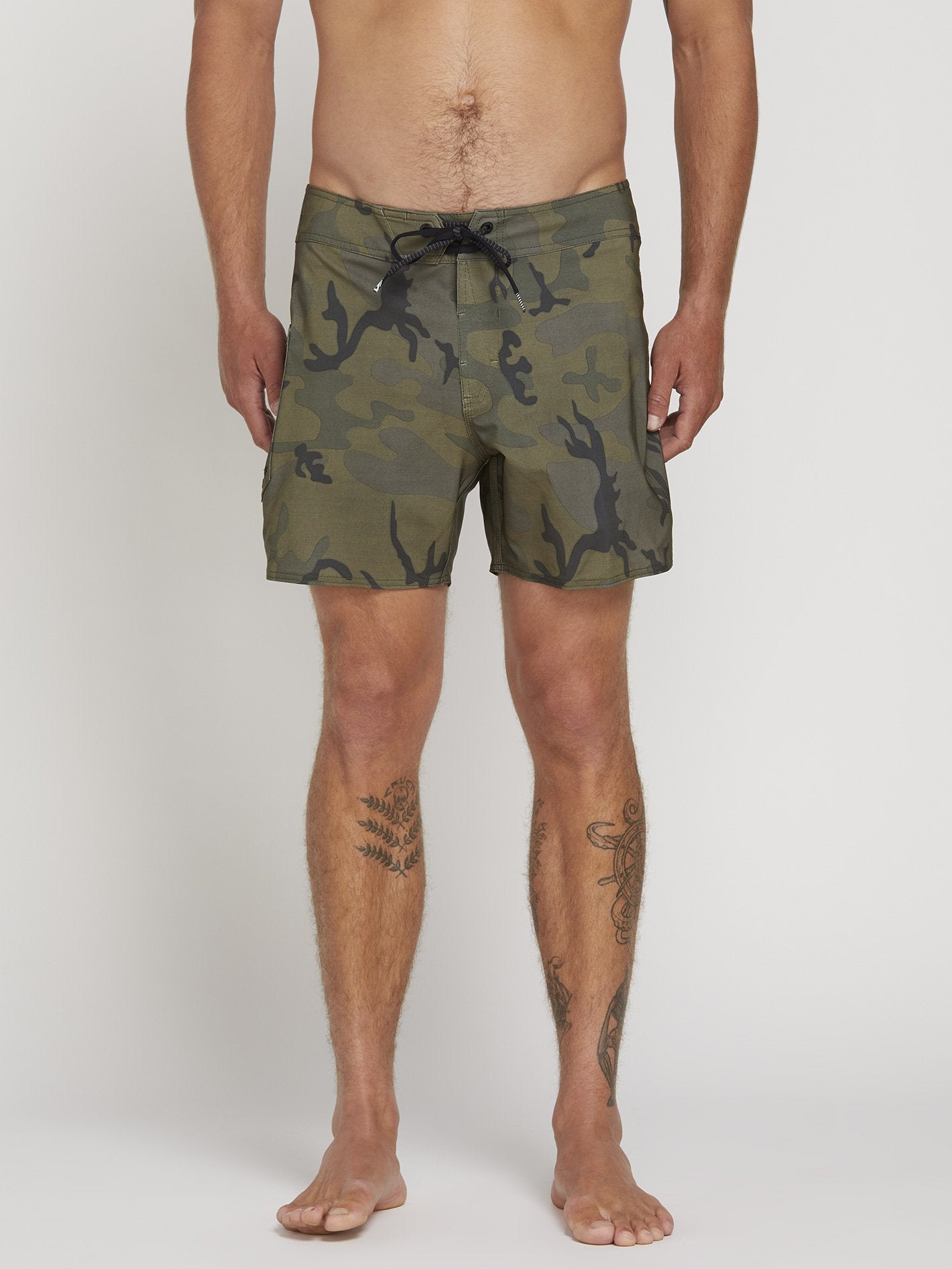 Lido Solid Mod 16" Boardshorts - Camouflage