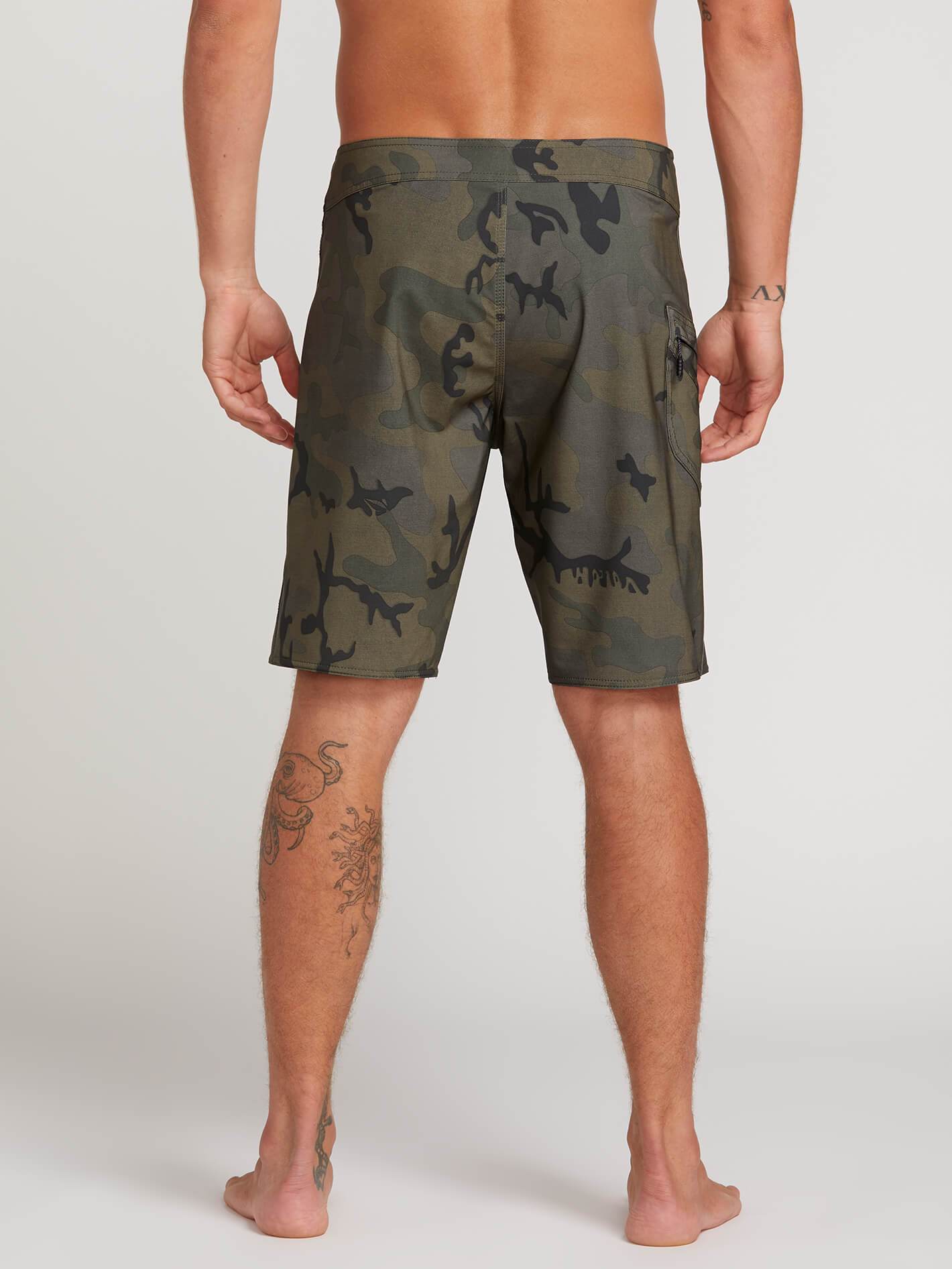 Lido Solid Mod 20" Boardshorts - Camouflage