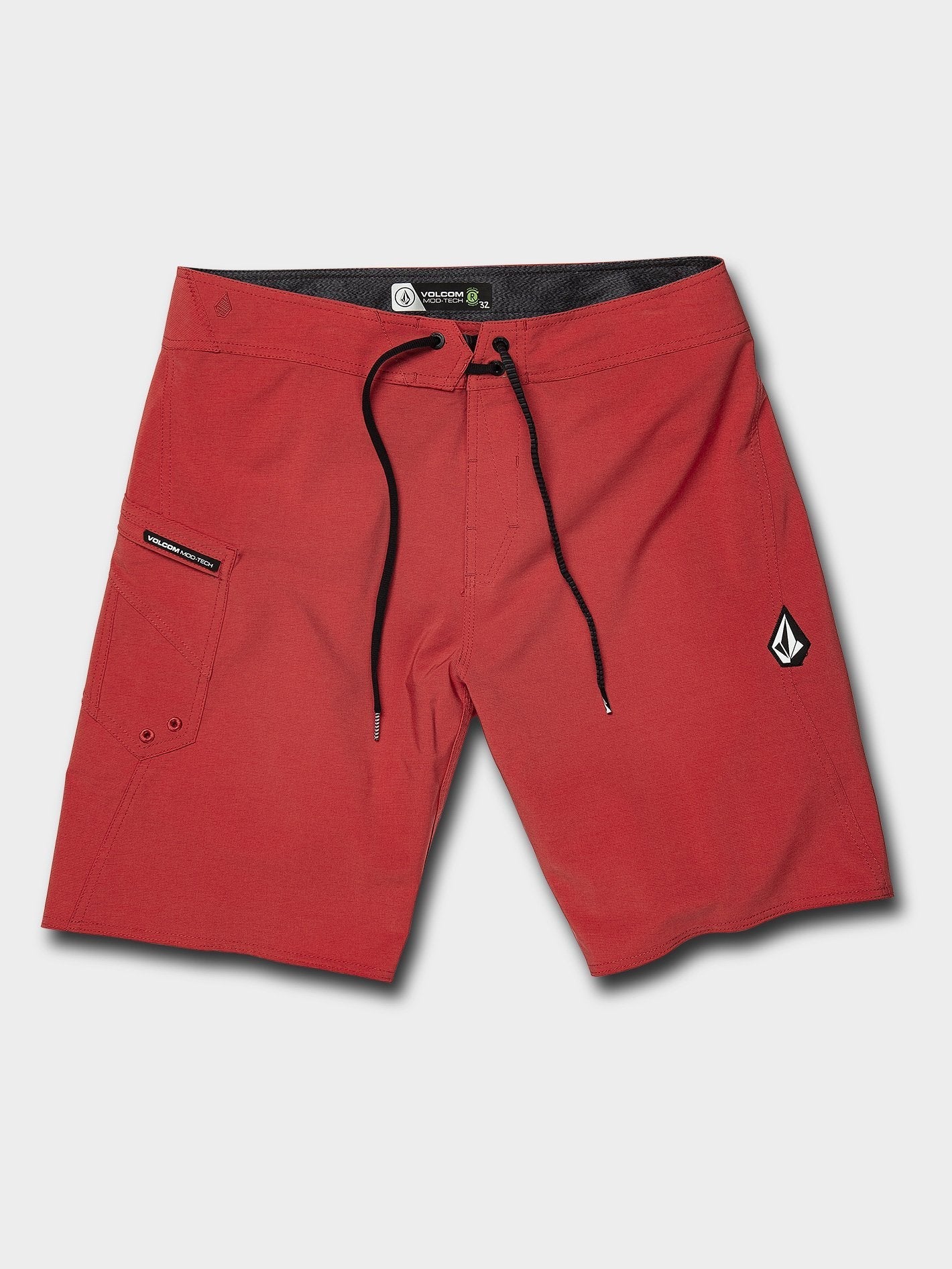 Boardshort Lido Solid Mod 20" - Motorhead Red