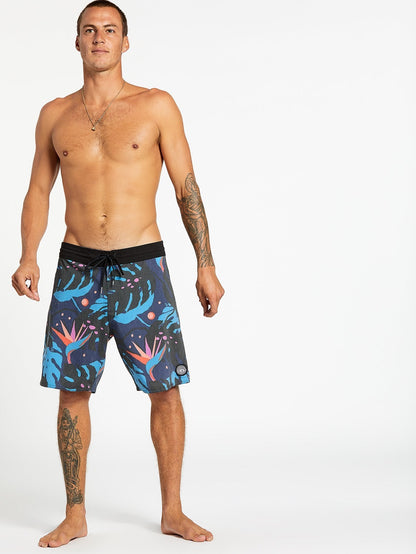 Mentawais Stoney 18" Boardshorts - BLACK