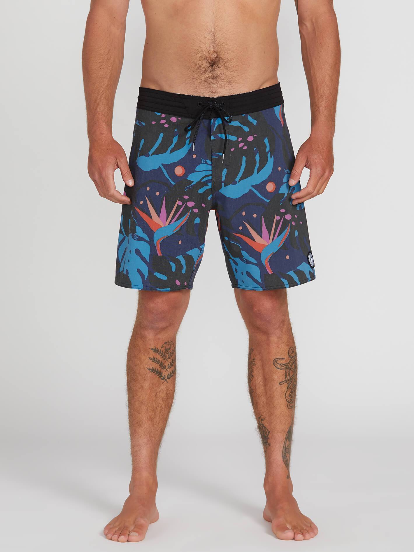 Mentawais Stoney 18" Boardshorts - BLACK