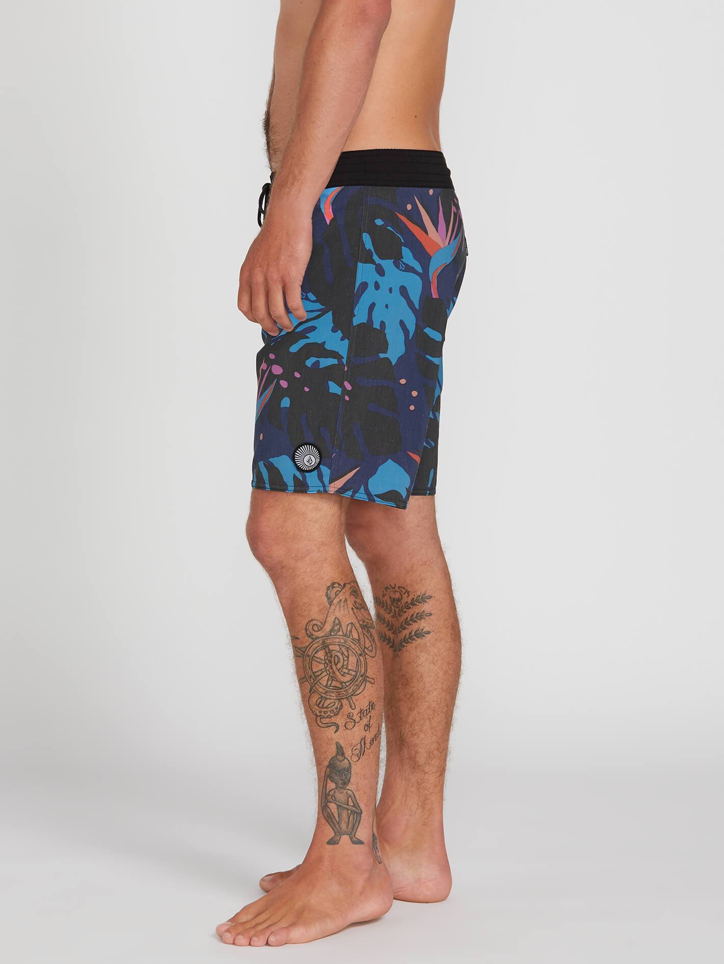 Mentawais Stoney 18" Boardshorts - BLACK