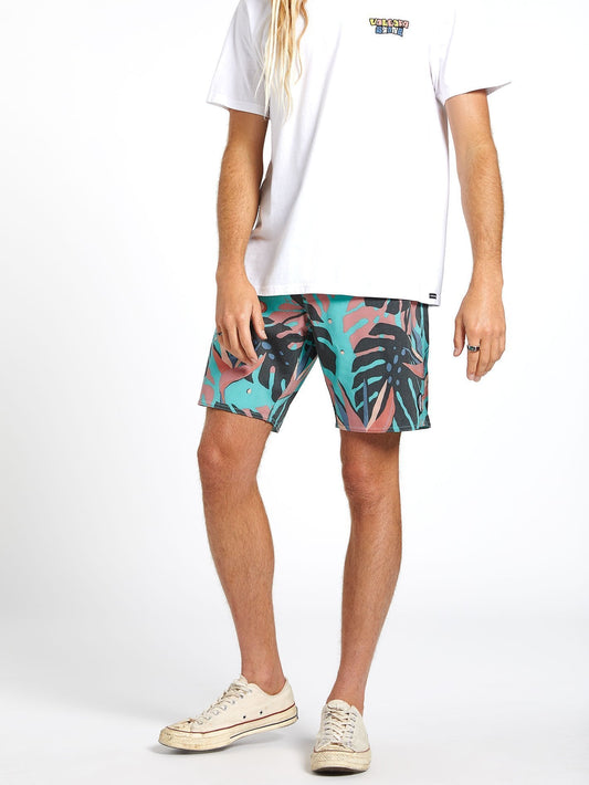 Mentawais Stoney 18" Boardshort - MYSTO GREEN