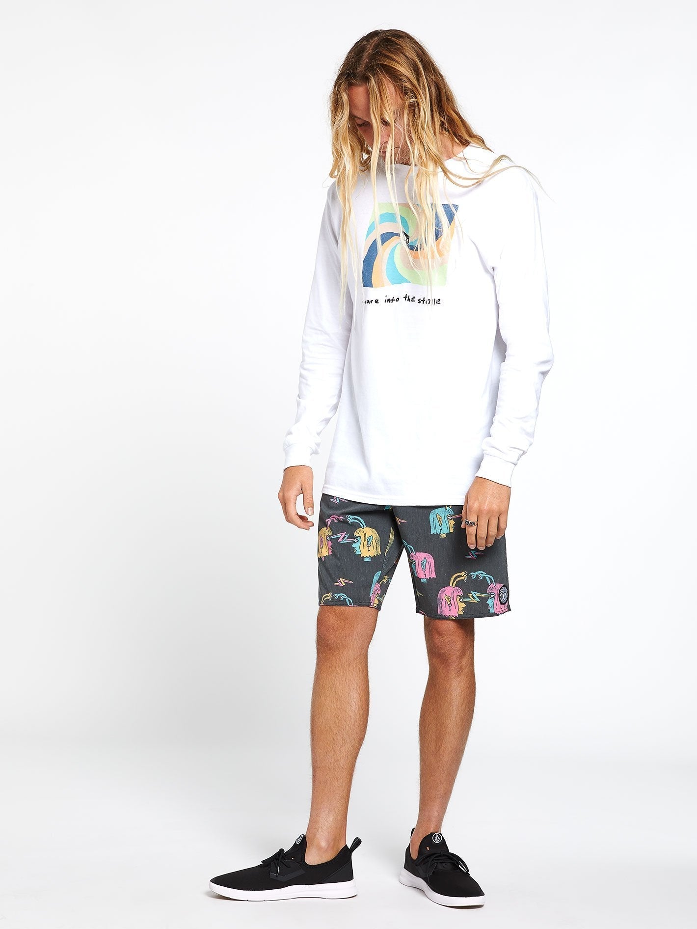 Alienated Stoney 19" Boardshorts - BLACK
