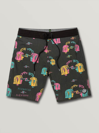 Alienated Stoney 19" Boardshorts - BLACK