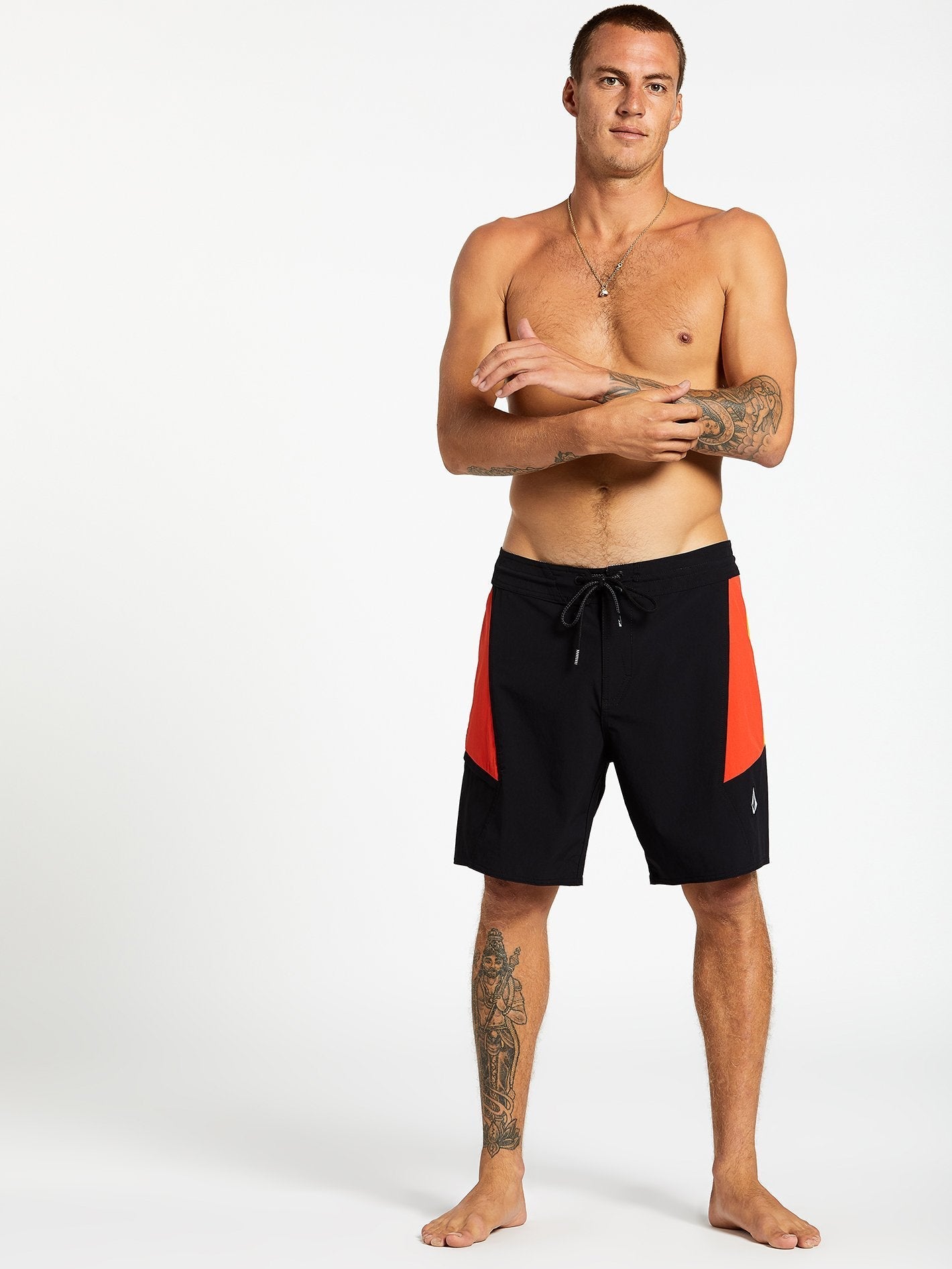 Boardshort Stained Glss Stny 18" - BLACK