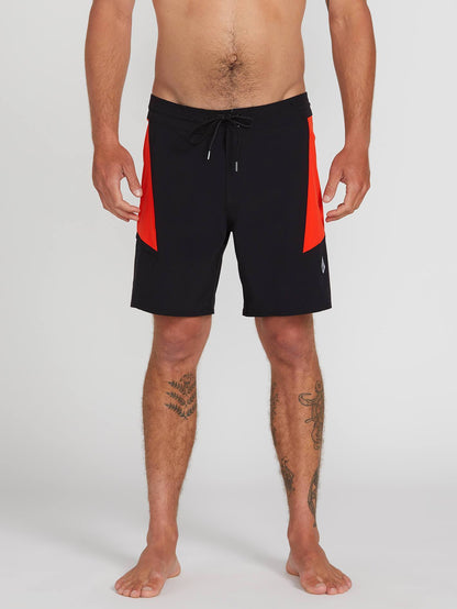 Boardshort Stained Glss Stny 18" - BLACK