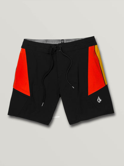 Boardshort Stained Glss Stny 18" - BLACK