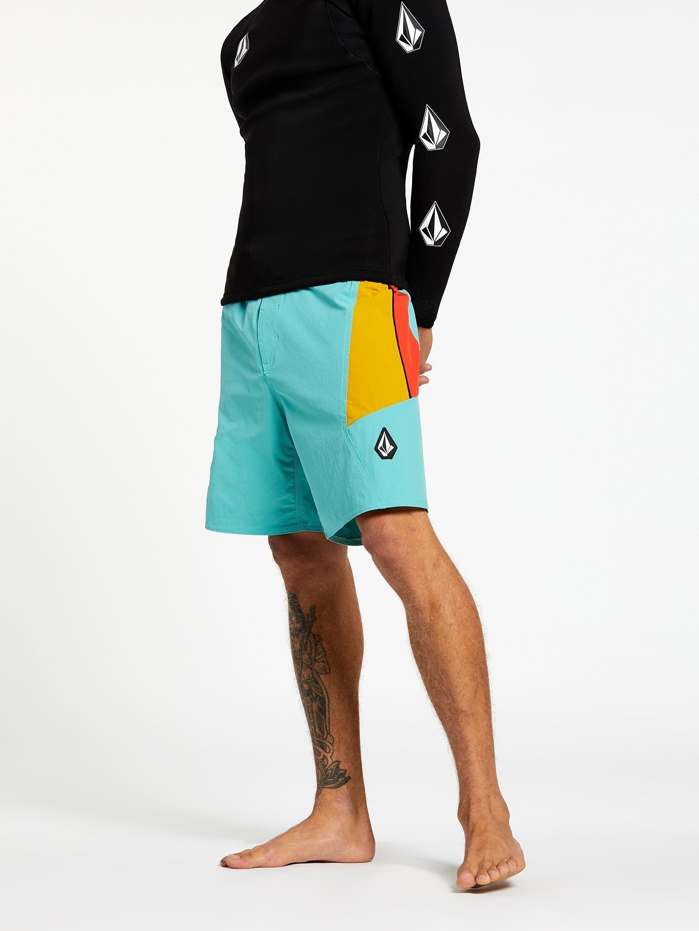 Stained Glss Stny 18" Boardshort - MYSTO GREEN