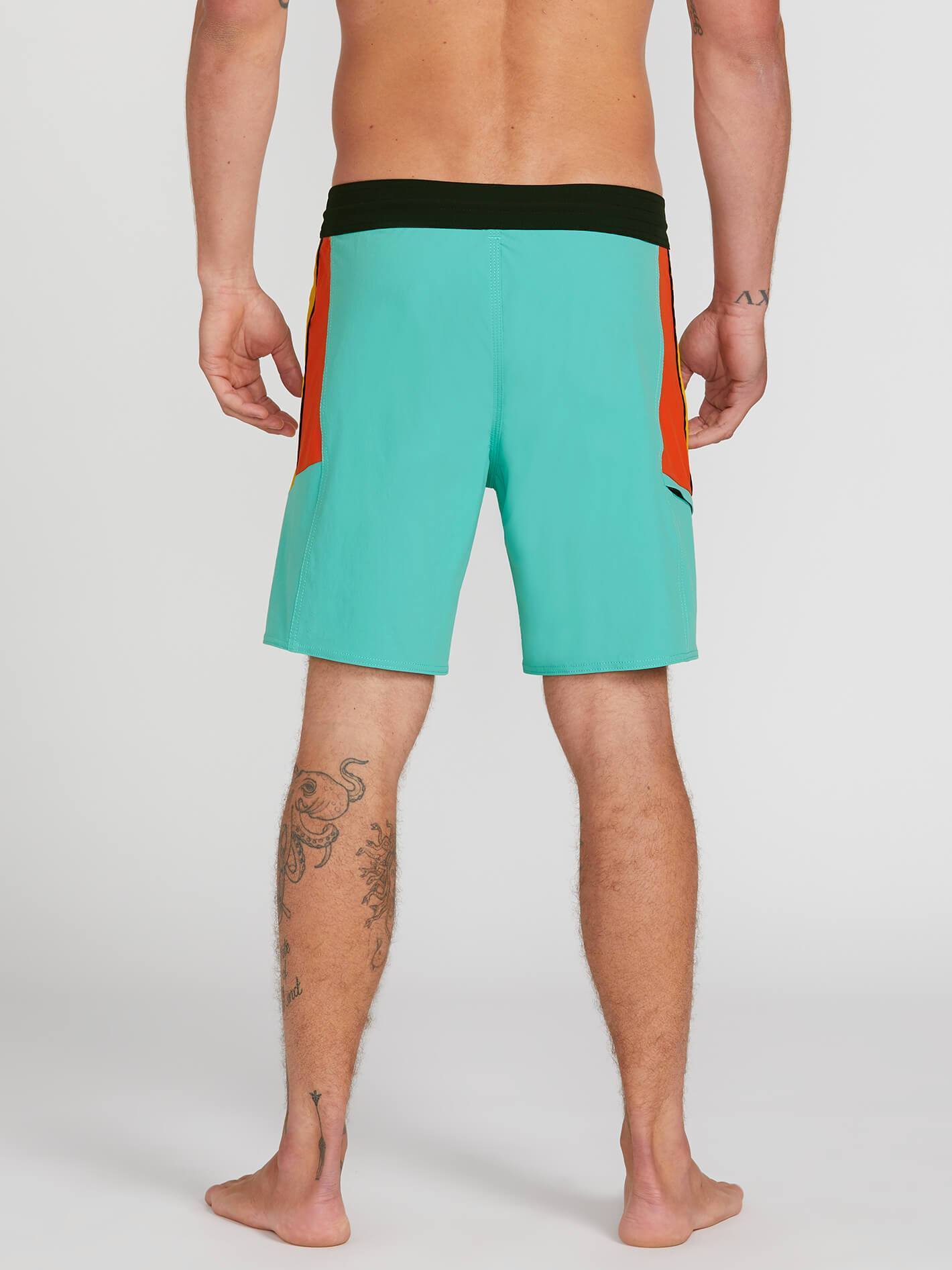 Stained Glss Stny 18" Boardshort - MYSTO GREEN