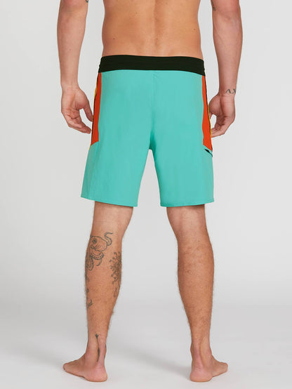 Stained Glss Stny 18" Boardshort - MYSTO GREEN