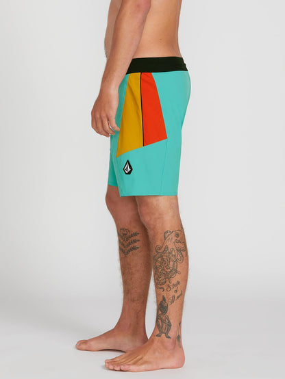 Stained Glss Stny 18" Boardshort - MYSTO GREEN