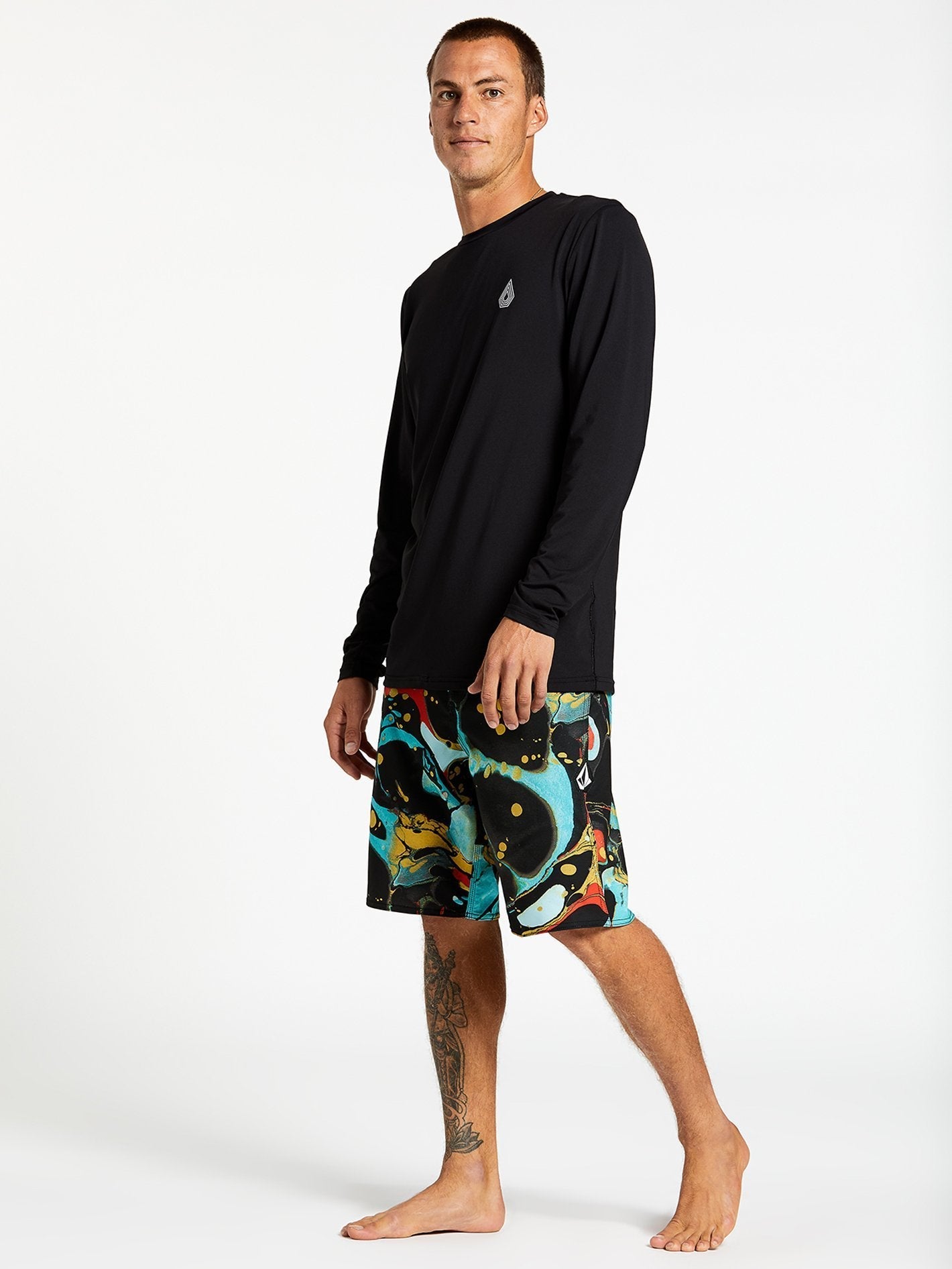 Boardshort Stone Plus Mod 20" - BLACK