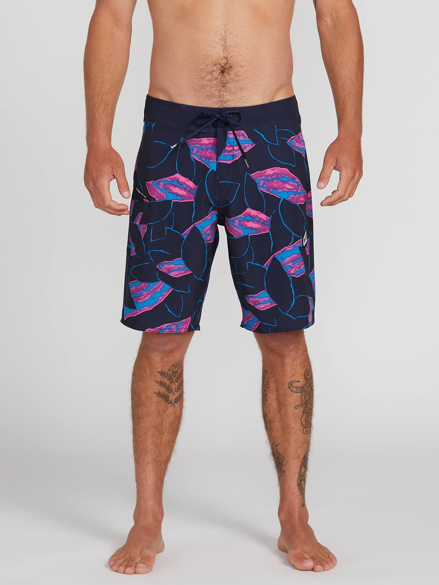 Secret Leaf Mod 20" Boardshorts - NAVY