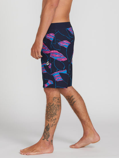 Secret Leaf Mod 20" Boardshorts - NAVY