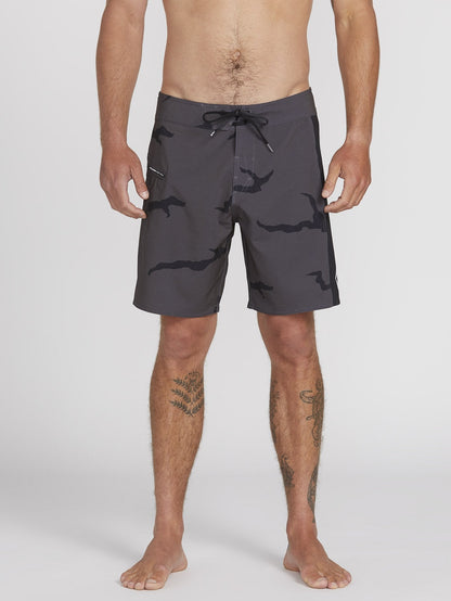 Boardshort Deadly Stones Mod 18" - DARK CHARCOAL