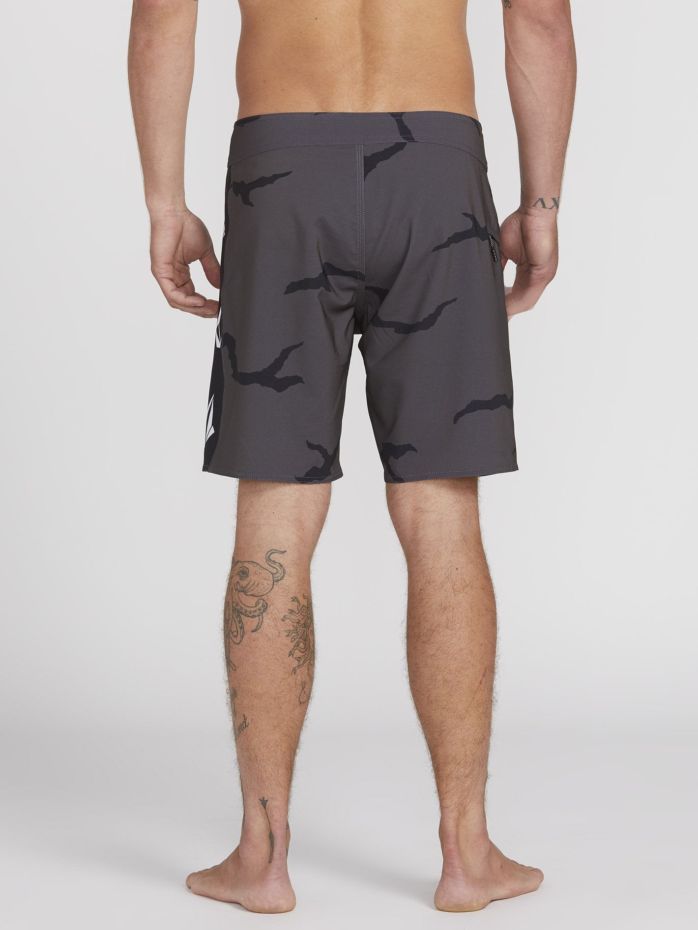 Boardshort Deadly Stones Mod 18" - DARK CHARCOAL