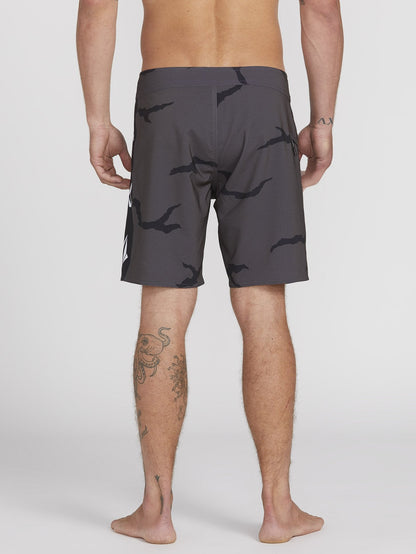 Boardshort Deadly Stones Mod 18" - DARK CHARCOAL
