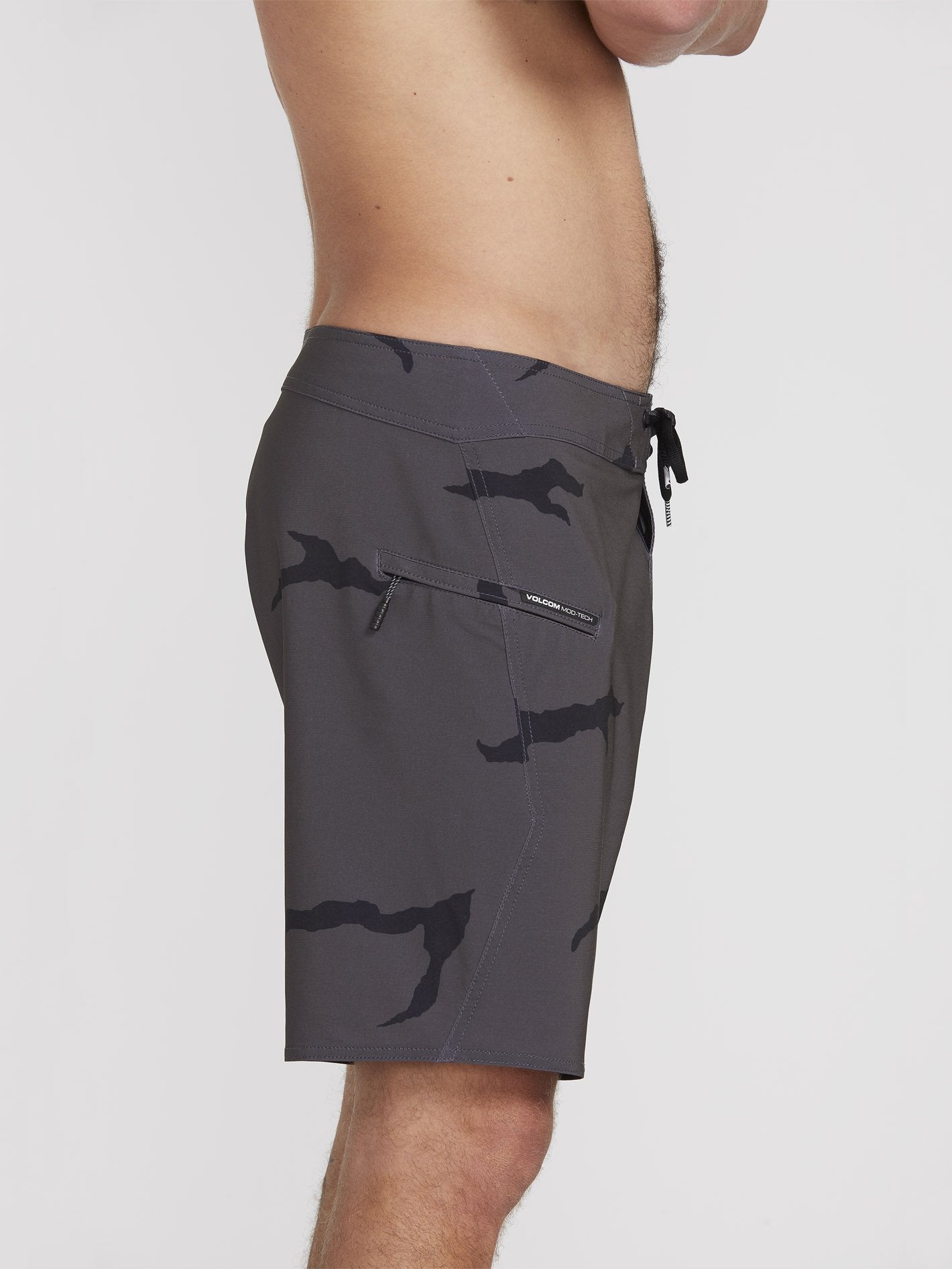 Boardshort Deadly Stones Mod 18" - DARK CHARCOAL